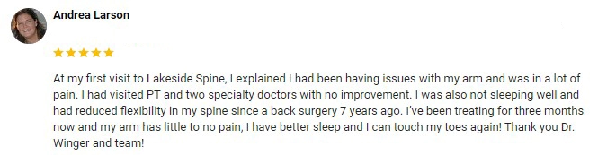 Chiropractic Renton WA Andrea Testimonial