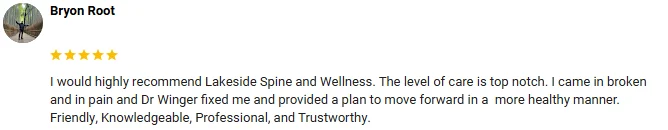 Chiropractic Renton WA Bryon Root Testimonial