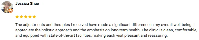 Chiropractic Renton WA Jessica Shao Testimonial