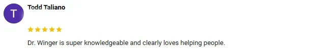 Chiropractic Renton WA Todd Taliano Google Testimonial