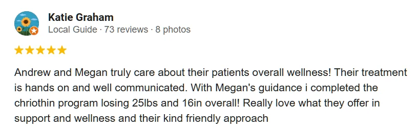 Katie G Testimonial Screenshot