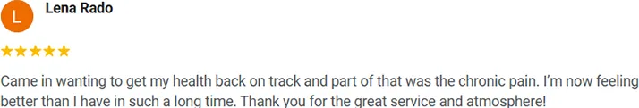 Lena Rado Testimonial Screenshot